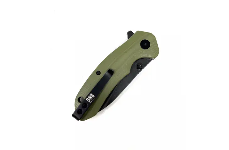 BucknBear Button Lock Raven Knife Od Green - view 3